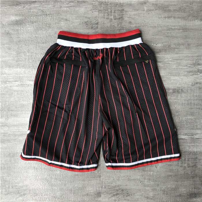 Chicago Bulls Just Don Black NBA Shorts 02