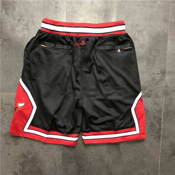 Chicago Bulls Just Don Black NBA Shorts 03