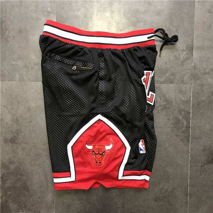 Chicago Bulls Just Don Black NBA Shorts 03