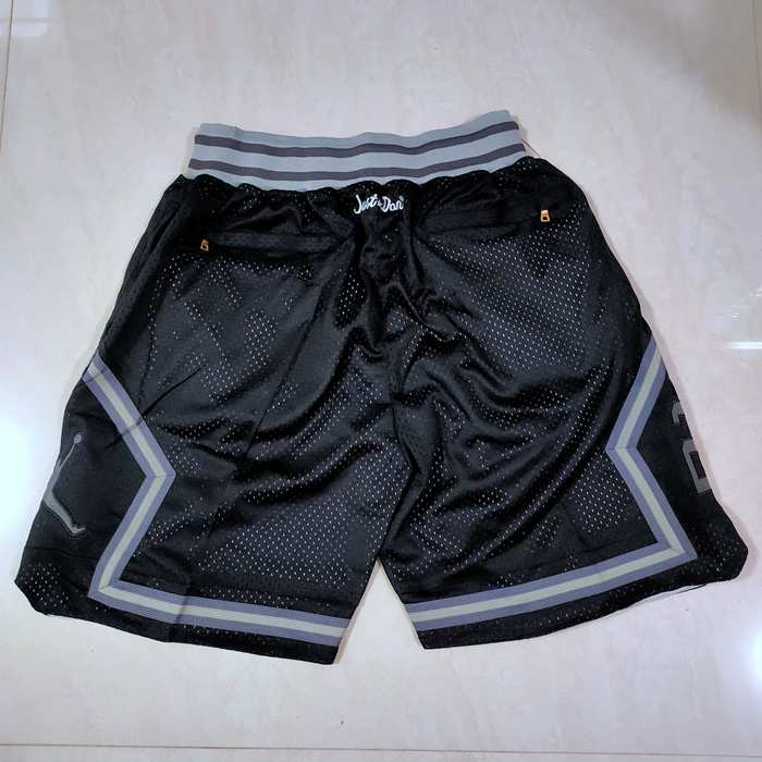 Chicago Bulls Just Don Black NBA Shorts 04