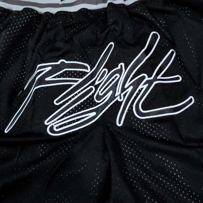 Chicago Bulls Just Don Black NBA Shorts 04