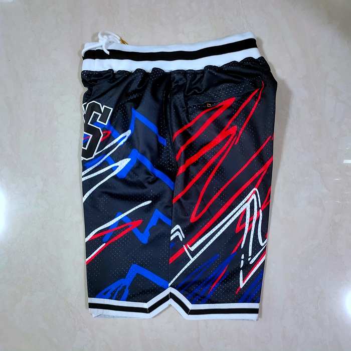 Chicago Bulls Just Don Black NBA Shorts 05