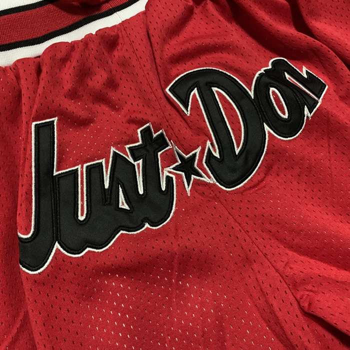 Chicago Bulls Just Don Red NBA Shorts