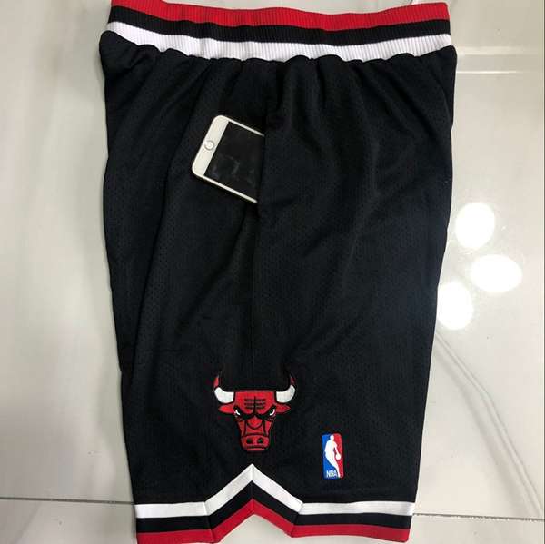 Chicago Bulls Mitchell&Ness Black NBA Shorts 03