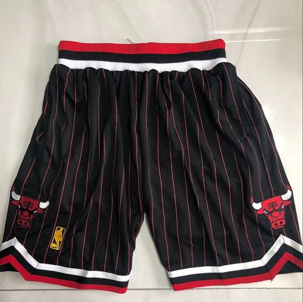 Chicago Bulls Mitchell&Ness Black NBA Shorts 04