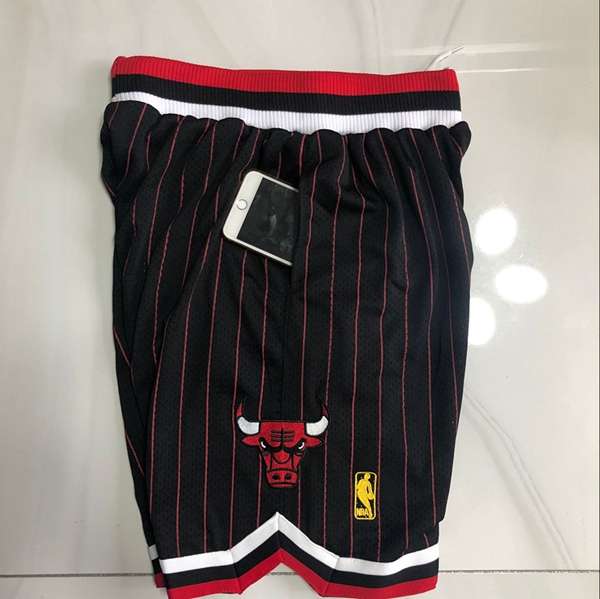 Chicago Bulls Mitchell&Ness Black NBA Shorts 04