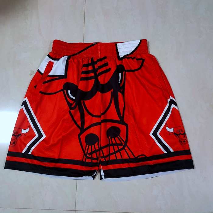 Chicago Bulls Mitchell&Ness Red NBA Shorts