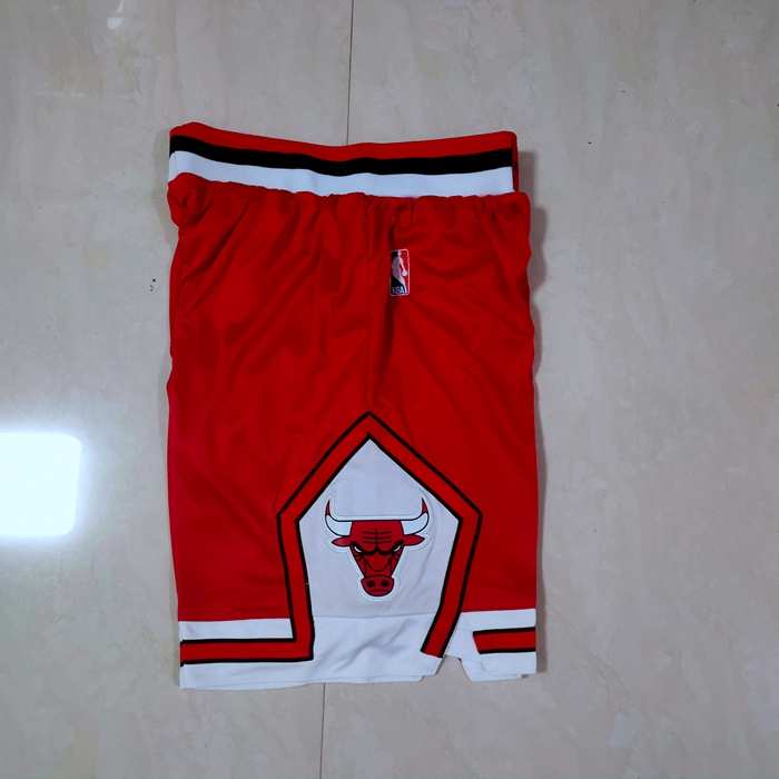 Chicago Bulls Red NBA Shorts