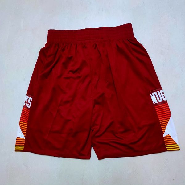 Denver Nuggets Red City Basketball Shorts