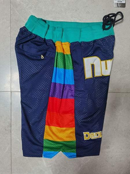 Denver Nuggets Just Don Dark Blue NBA Shorts