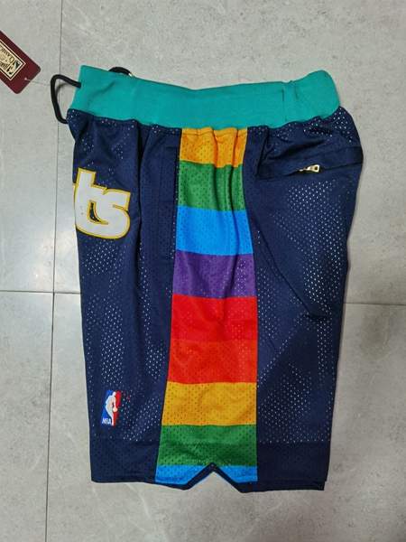 Denver Nuggets Just Don Dark Blue NBA Shorts