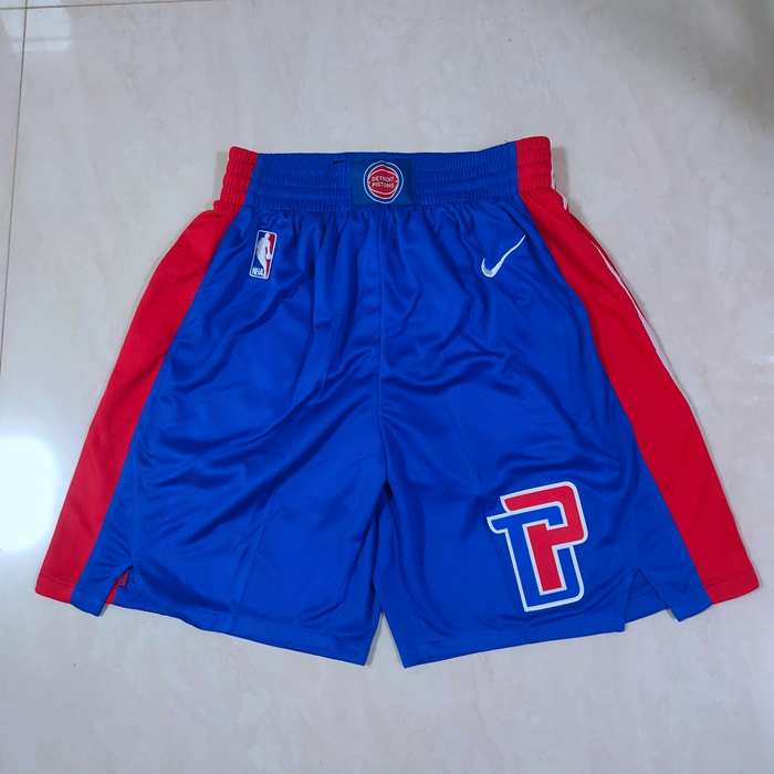 Detroit Pistons Blue NBA Shorts