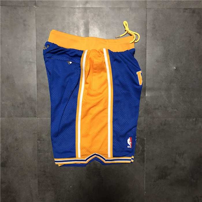 Golden State Warriors Just Don Blue NBA Shorts