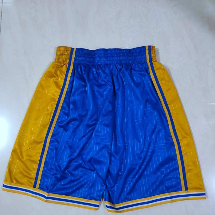 Golden State Warriors Blue NBA Shorts 02