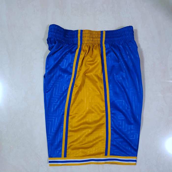 Golden State Warriors Blue NBA Shorts 02