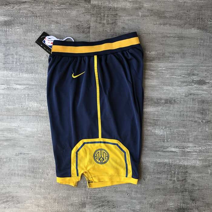 Golden State Warriors Dark Black NBA Shorts