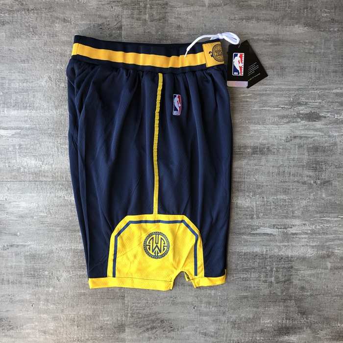 Golden State Warriors Dark Black NBA Shorts