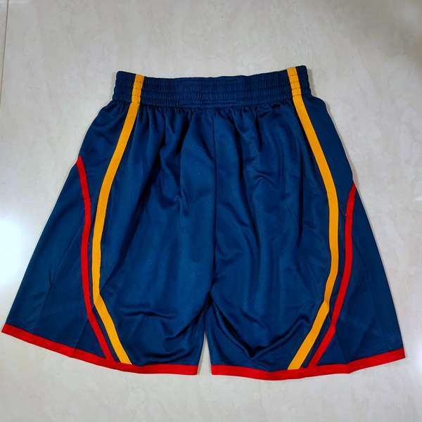 Golden State Warriors Dark Black NBA Shorts 02