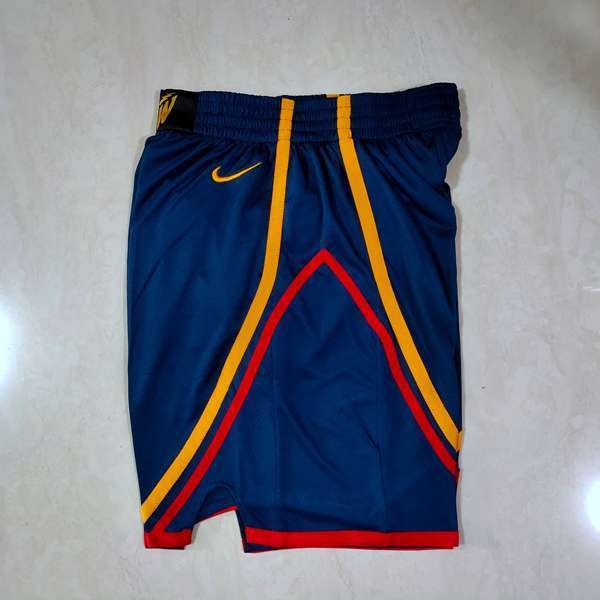 Golden State Warriors Dark Black NBA Shorts 02