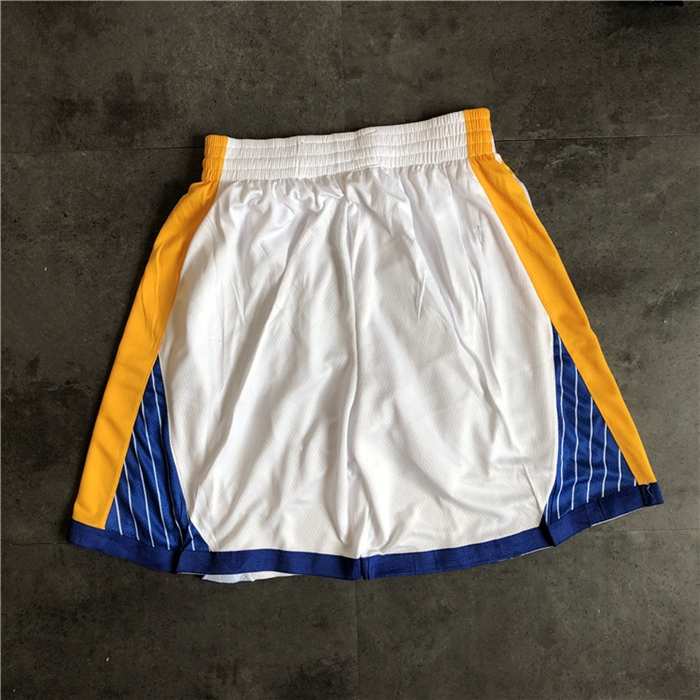 Golden State Warriors White NBA Shorts