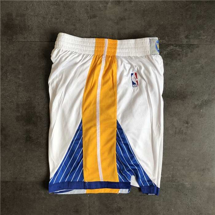 Golden State Warriors White NBA Shorts