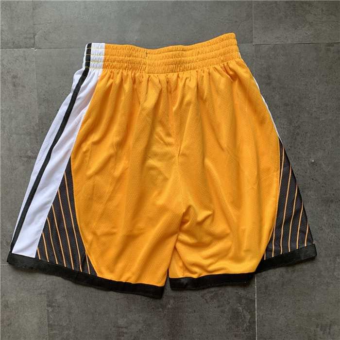 Golden State Warriors Yellow NBA Shorts