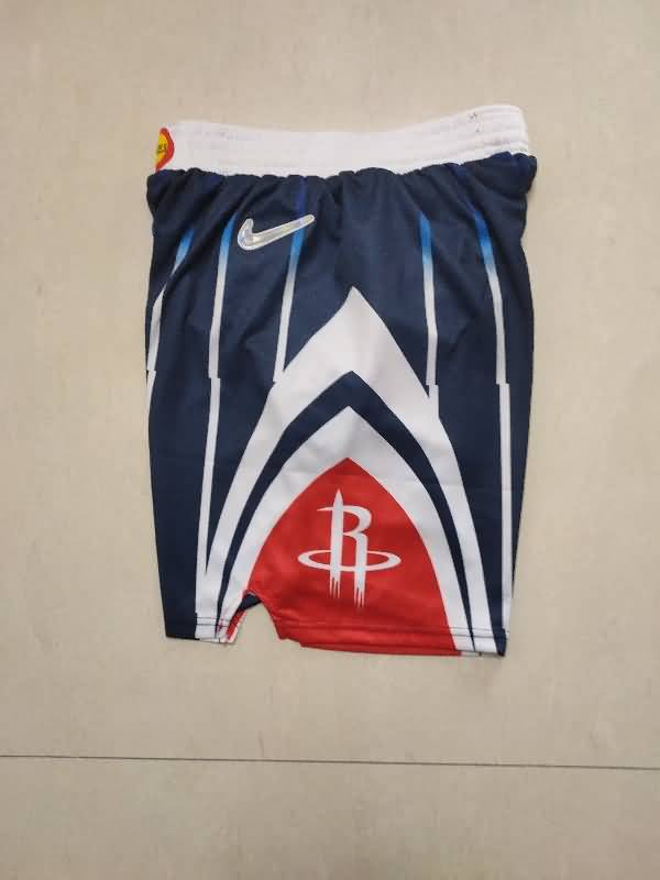 Houston Rockets Dark Blue Basketball Shorts