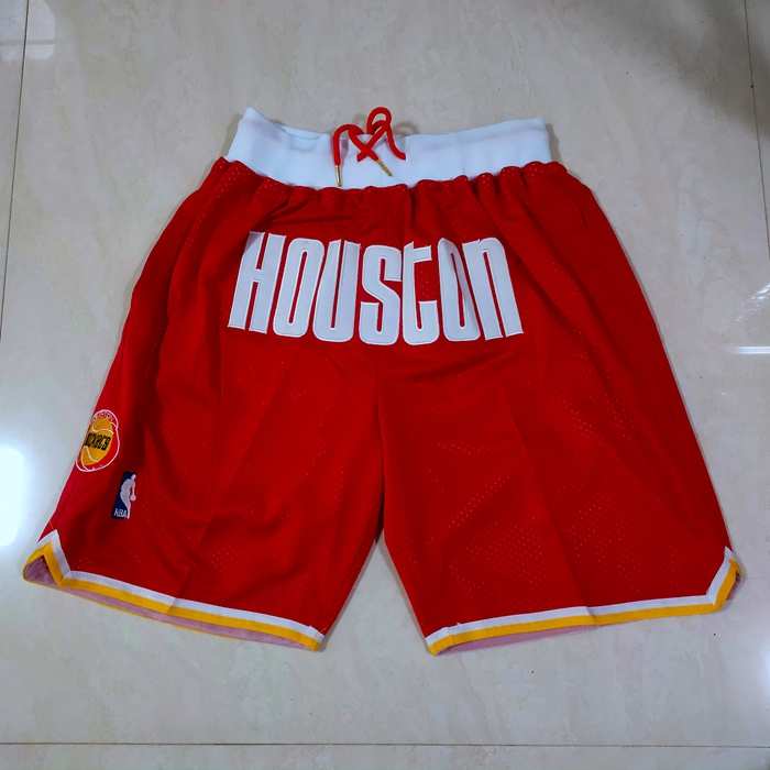 Houston Rockets Just Don Red NBA Shorts