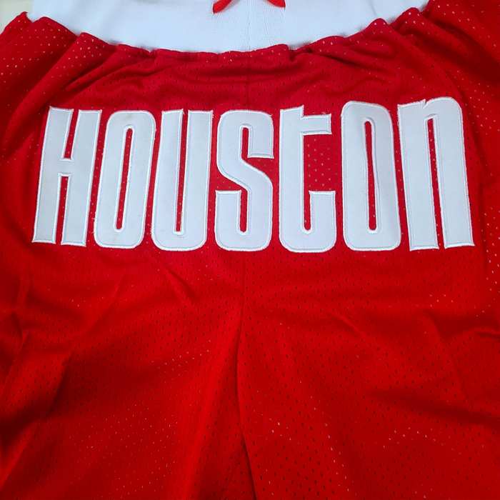 Houston Rockets Just Don Red NBA Shorts