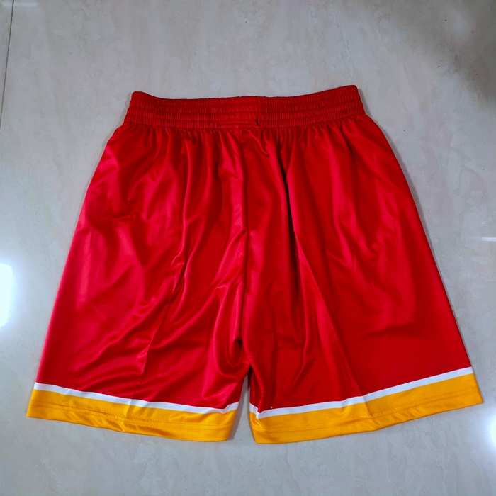 Houston Rockets Just Don Red NBA Shorts 02