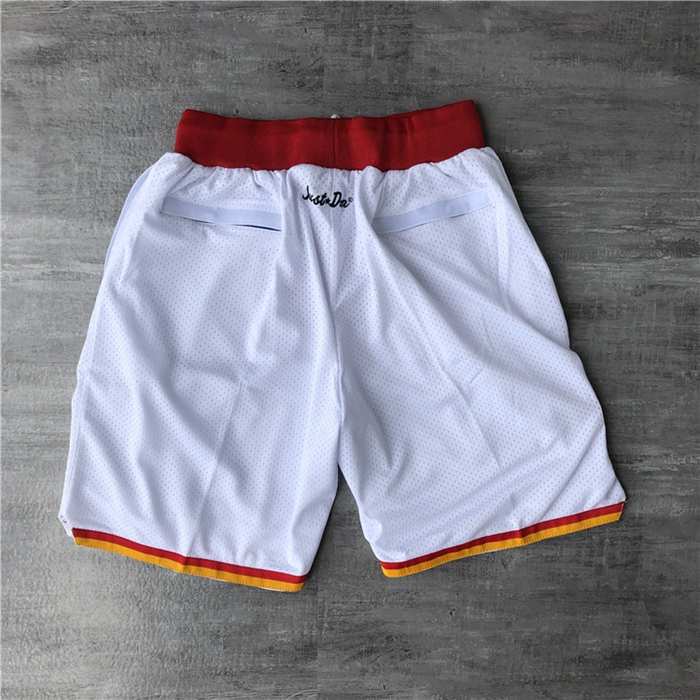 Houston Rockets Just Don White NBA Shorts