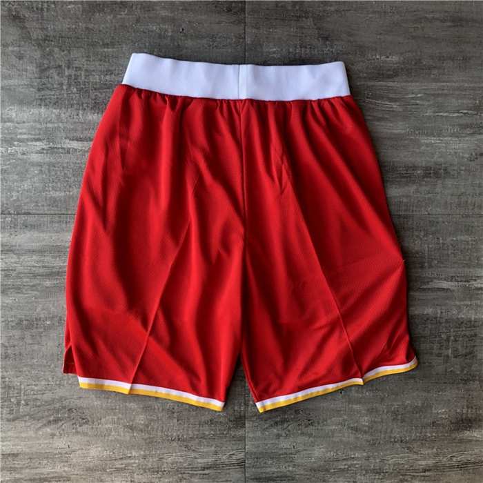 Houston Rockets Red City NBA Shorts