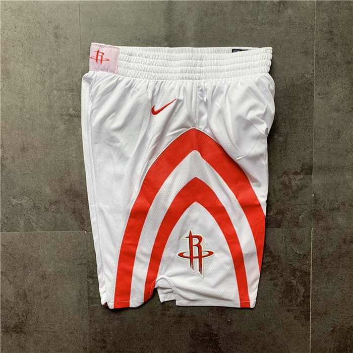 Houston Rockets White NBA Shorts