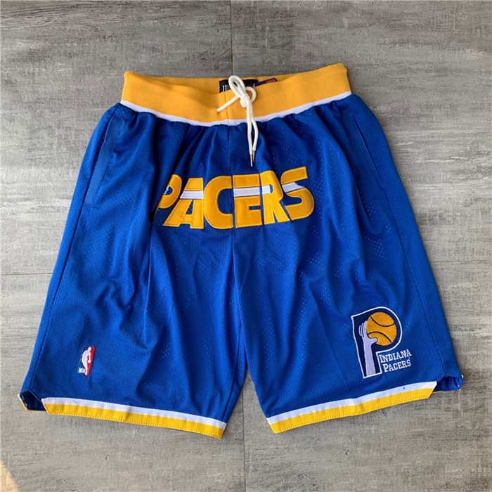 Indiana Pacers Just Don Blue NBA Shorts