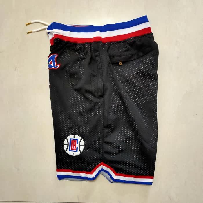 Los Angeles Clippers Just Don Black Basketball Shorts