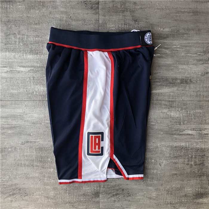 Los Angeles Clippers Dark Blue NBA Shorts 02