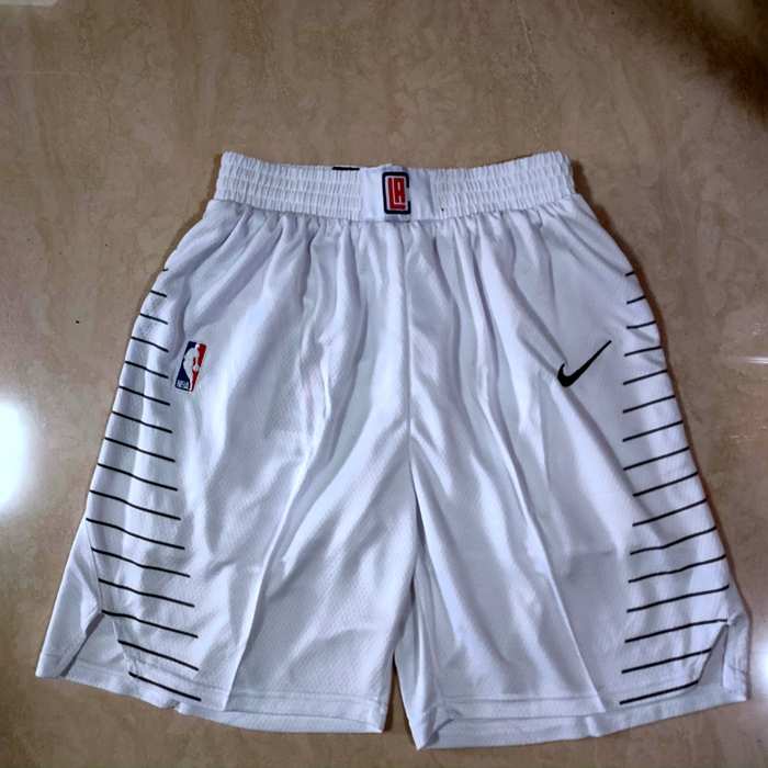 Los Angeles Clippers White NBA Shorts