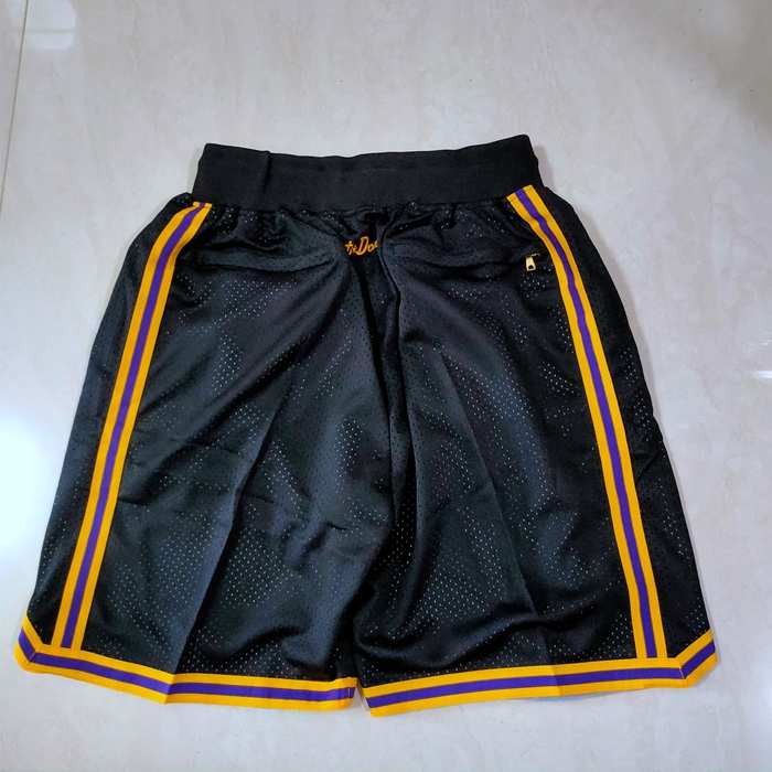 Los Angeles Lakers Just Don Black NBA Shorts