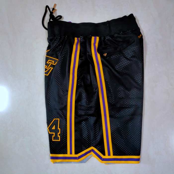 Los Angeles Lakers Just Don Black NBA Shorts