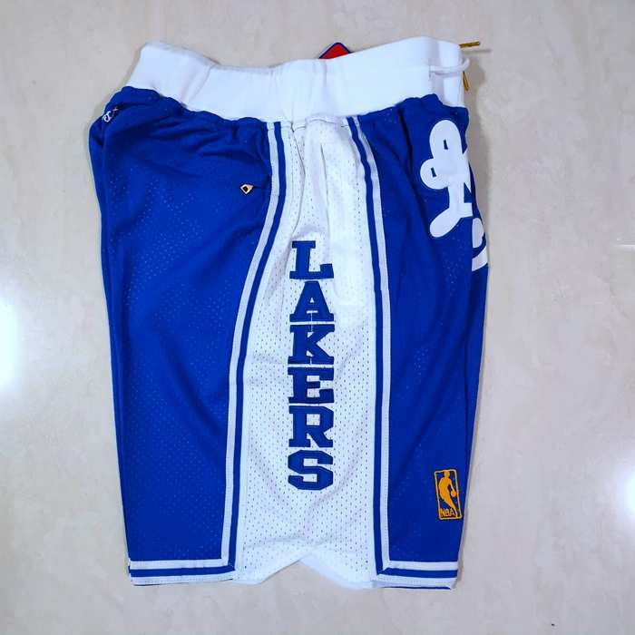 Los Angeles Lakers Just Don Blue NBA Shorts