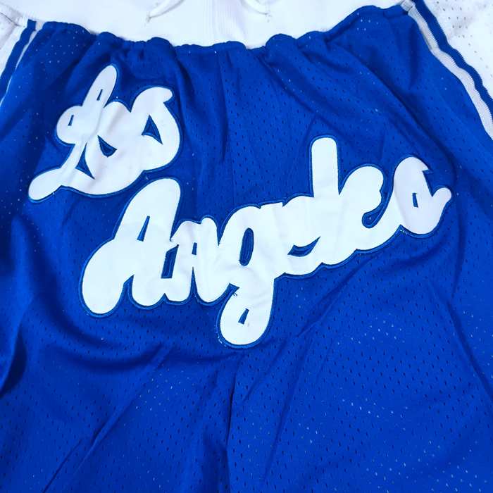 Los Angeles Lakers Just Don Blue NBA Shorts