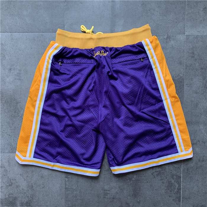 Los Angeles Lakers Just Don Purple NBA Shorts