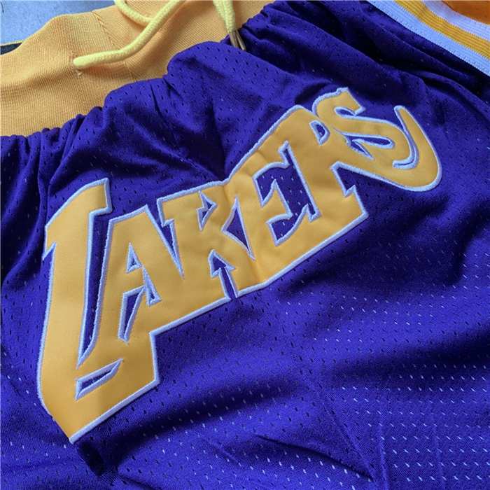 Los Angeles Lakers Just Don Purple NBA Shorts