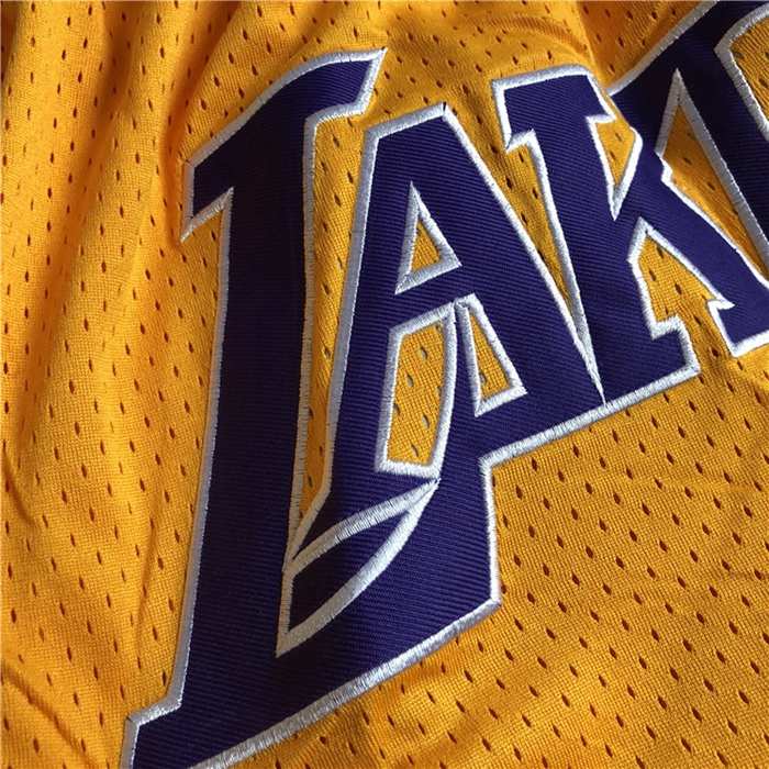 Los Angeles Lakers Just Don Yellow NBA Shorts