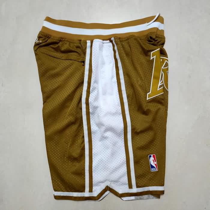 Los Angeles Lakers Just Don Brown Basketball Shorts
