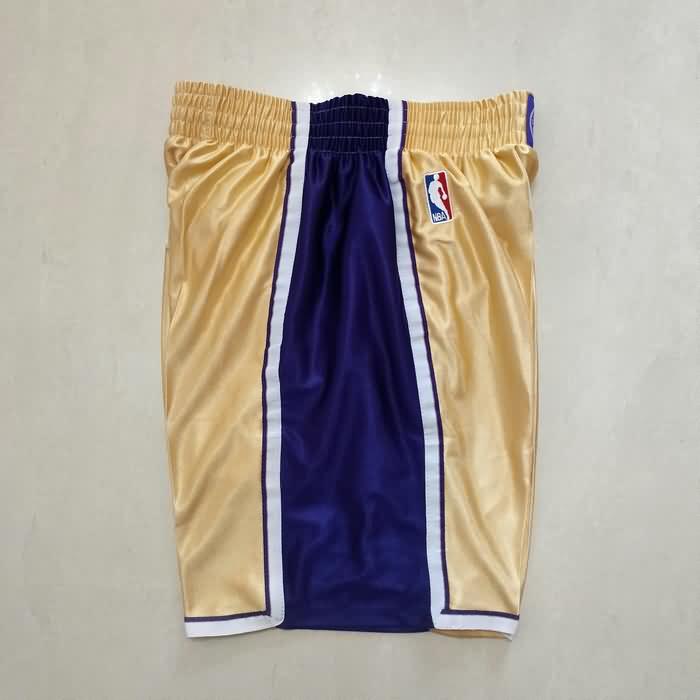 Los Angeles Lakers Gold Basketball Shorts