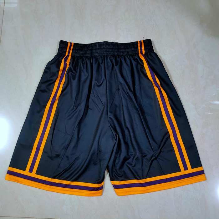 Los Angeles Lakers Mitchell&Ness Black NBA Shorts