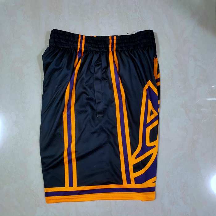 Los Angeles Lakers Mitchell&Ness Black NBA Shorts