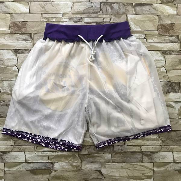 Los Angeles Lakers Mitchell&Ness Purple NBA Shorts 02