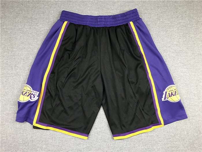 Los Angeles Lakers Black NBA Shorts